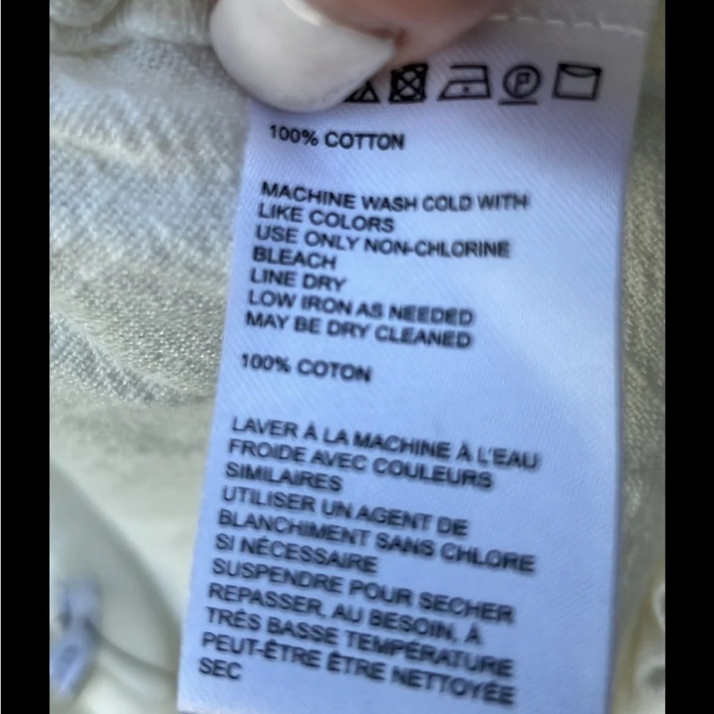 NWT Urban Outfitters Ivory Textured Cotton Elastic High-Waist Shorts Size Small - Picture 10 of 10